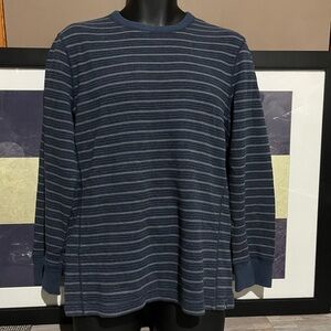 Eddie Bauer Waffle Knit Striped Sweater
